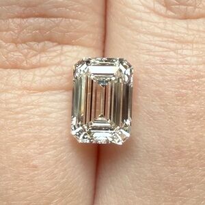 3.05 Carat Emerald Cut Loose Diamond Lab Grown IGI Certified for Engagement Ring